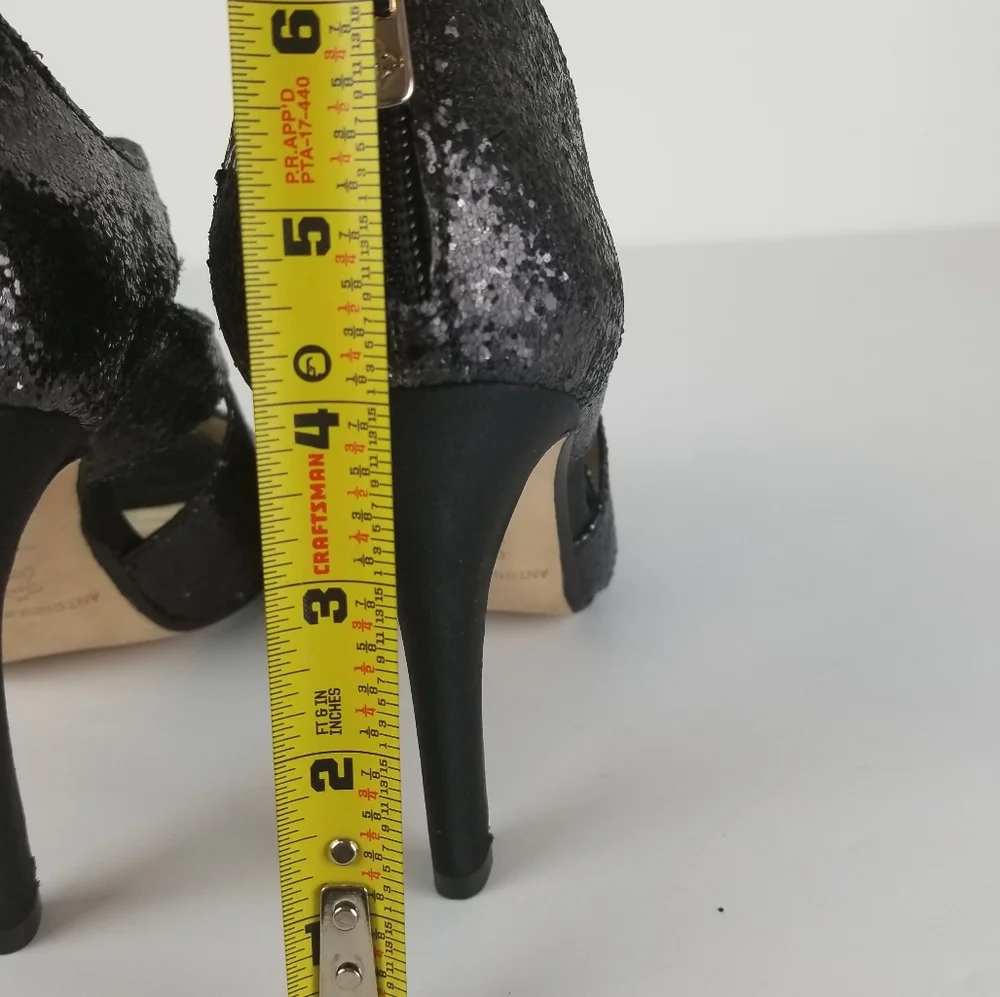 Antonio‎ Melani Black Slender Heel Size 8.5M